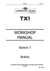 workshop manual - London Taxi Parts USA