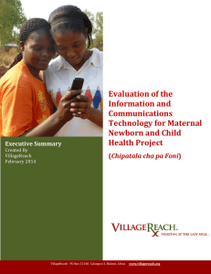 Evaluation of the Information and Communications