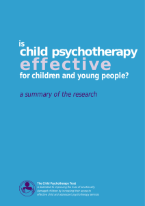 child psychotherapy - Understanding Childhood