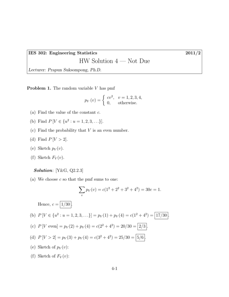 Hw Solution 4 Not Due