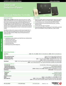 Zone Leak Detection Panels