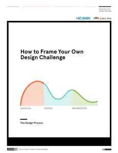 How to Frame Your Own Design Challenge