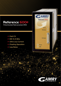 Reference 600+ Potentiostat/Galvanostat/ZRA
