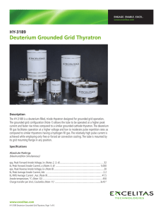 Deuterium Grounded Grid Thyratron