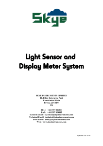 1 Channel Display Meter