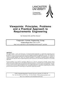 Viewpoints: Principles, Problems and a Practical