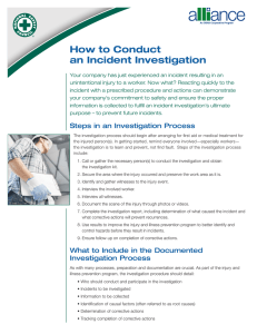 How to Conduct an Incident Investigation