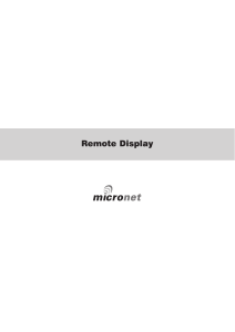 uu064-rev02 Remote Display user guide