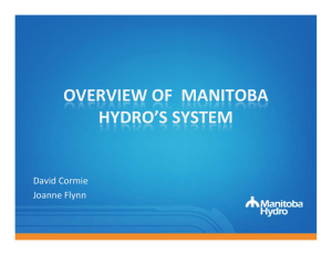 Overview of Manitoba Hydro`s System