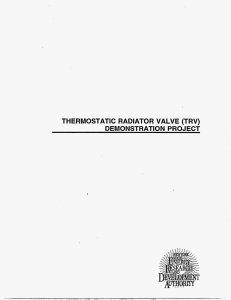 Thermostatic Radiator Valve (TRV) Demonstration Project