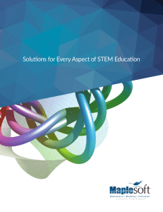 Solutions for Every Aspect of STEM Education
