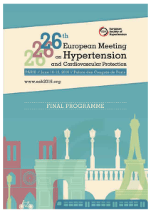 ESH 2016 Programme_light-2 - European Society of Hypertension