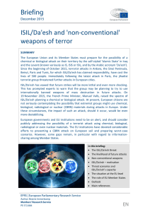 ISIL/Da`esh and `non-conventional` - European Parliament