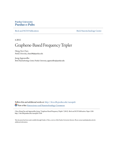 Graphene-Based Frequency Tripler - Purdue e-Pubs