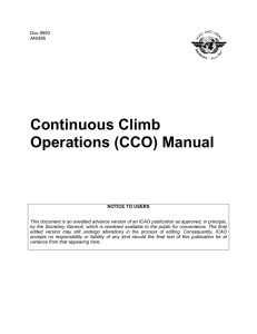 Continuous Climb Operations (CCO) Manual