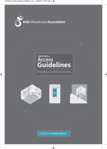 to the IWA Best Practice Access Guidelines
