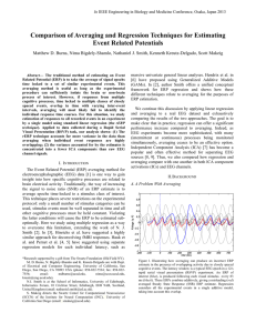 Comparison of Averaging and Regression Techniques for