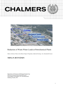 Reduction of Waste Water Loads at Petrochemical Plants