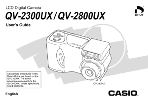 QV-2300UX / QV-2800UX - Support