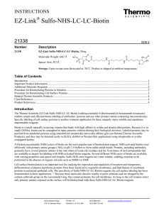 EZ-Link Sulfo-NHS-LC-LC-Biotin