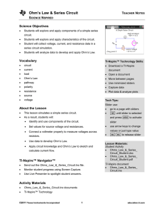 Teacher Notes PDF - Texas Instruments