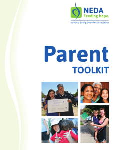 NEDA Parent Toolkit - National Eating Disorders Association