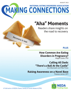 View August 2013 as PDF - National Eating Disorders Association