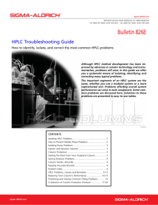 HPLC Troubleshooting Guide - Sigma