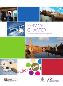 Service cHArTer - Home — Sito ufficiale del turismo di Padova e