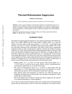 Thermal Bottomonium Suppression