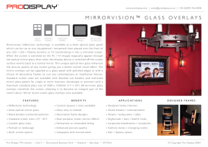 mirrorvision™ glass overlays