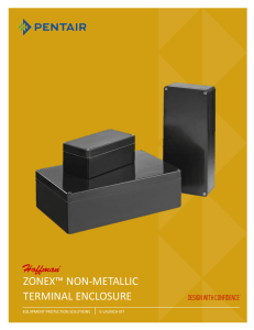 zonex™ non-metallic terminal enclosure