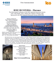 IEEE IECON2016 – Florence