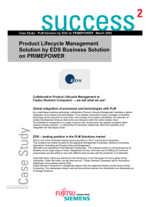 Product Lifecycle Management Solution by EDS Business