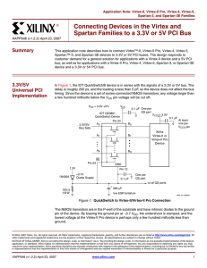 Xilinx XAPP646 Connecting Devices in the Virtex and Spartan