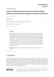 Active and Reactive Power Control of Wound Rotor