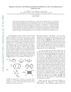 Singular Structure and Enhanced Friedel Oscillations in the Two