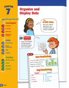 Organize and Display Data - Macmillan/McGraw-Hill