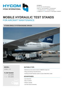 MOBILE HYDRAULIC TEST STANDS