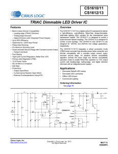 CS161001-FSZR Datasheet