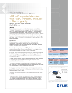 NDT in Composite Materials with Flash, Transient, and Lock