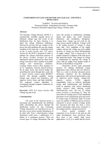 COMPARISON OF E-ZSI AND ZSI FOR VOLTAGE SAG AND