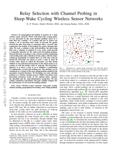 Relay Selection with Channel Probing in Sleep-Wake