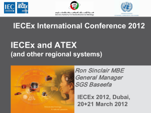IECEx and ATEX