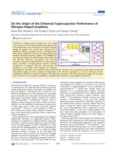 On the Origin of the Enhanced Supercapacitor Performance of