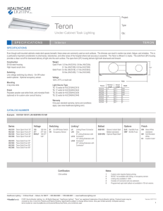 Under-Cabinet Task Lighting