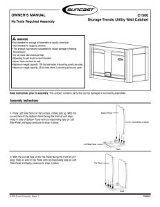 Storage Trends Utility Wall Cabinet