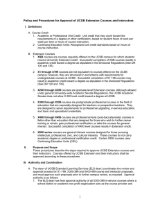 Policy and Procedures for Approval of UCSB