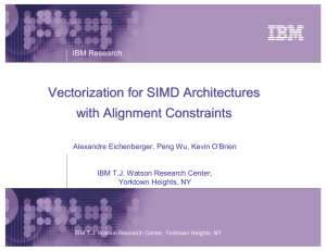 Vectorization for SIMD Architectures with Alignment