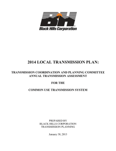 2014 local transmission plan